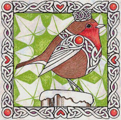 Celtic Robin by Marjory Tait - Paine Free Crafts