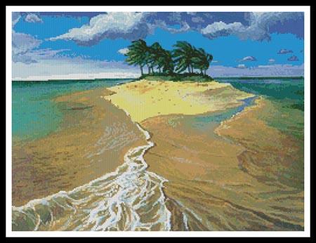 Island Painting - Artecy Cross Stitch