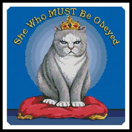 She Who MUST Be Obeyed - Artecy Cross Stitch