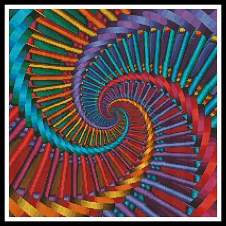 Fractal Spiral - Artecy Cross Stitch