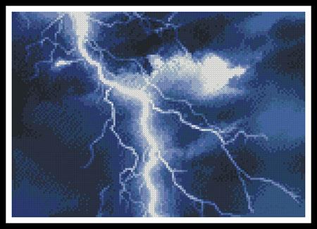 Mini Lightning Blue - Artecy Cross Stitch