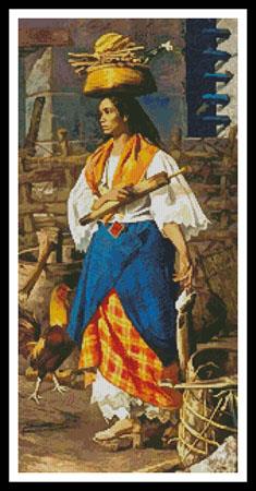 Filipino Woman - Artecy Cross Stitch