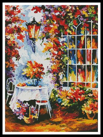 In The Garden Painting - Artecy Cross Stitch
