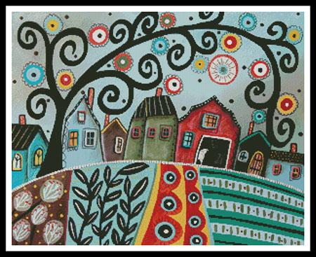 Rural Town 1 - Artecy Cross Stitch