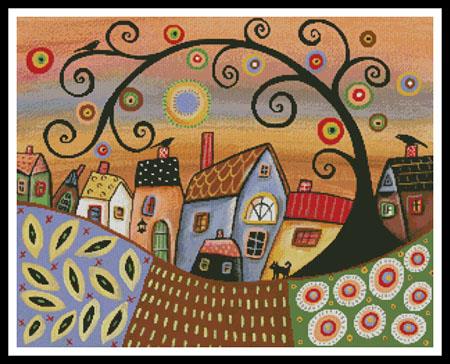 Sunny Day In Town - Artecy Cross Stitch
