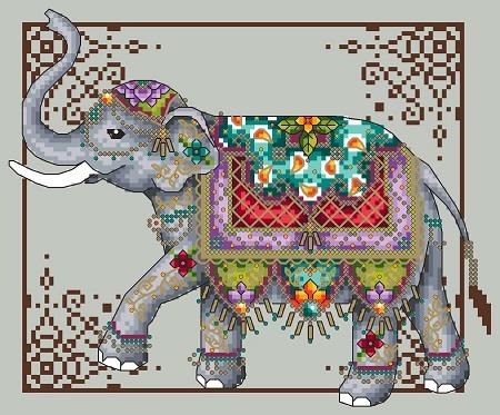 Jeweled Elephant - Shannon Christine Designs