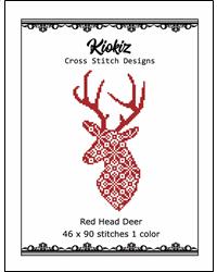 Red Head Deer - Kiokiz