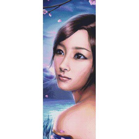 Cherry Blossom Night (Crop) by Esmira - Paine Free Crafts