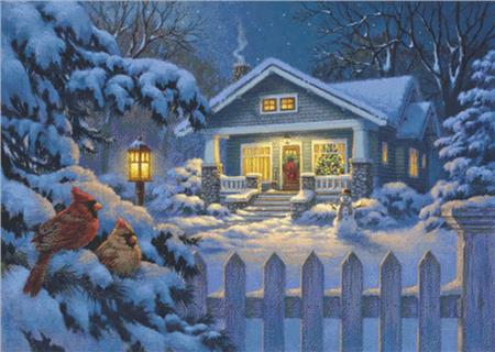 Christmas Bungalow - Charting Creations