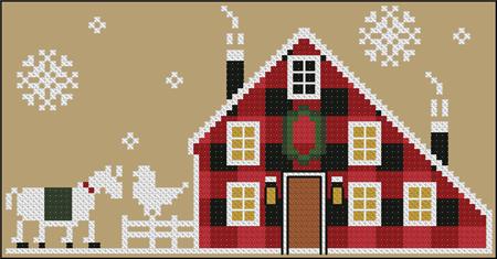 Rustic Christmas Series Little House - Twin Peak Primitives