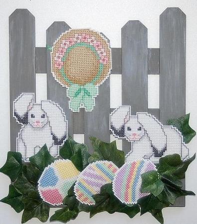 By The Fence: A Cottontail Easter - Linda Jeanne Jenkins