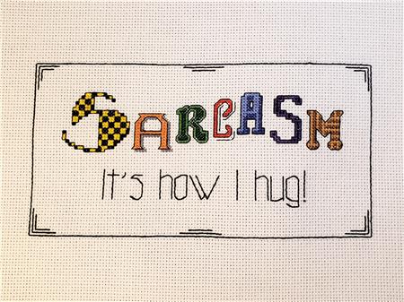 Sarcasm - Rogue Stitchery