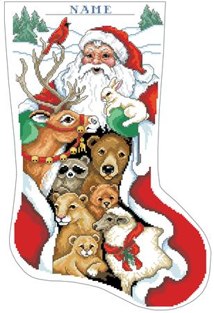 Peace On Earth Stocking - Kooler Design Studio