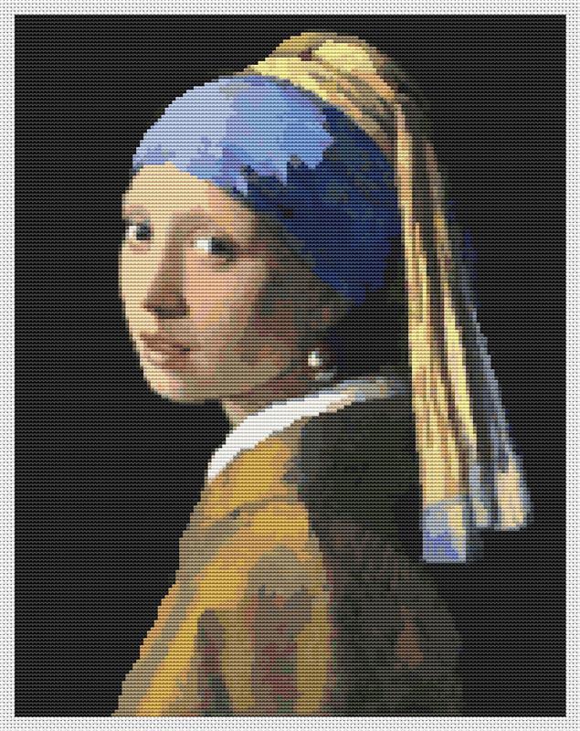 The Girl With The Pearl Earring - Art of Stitch, The