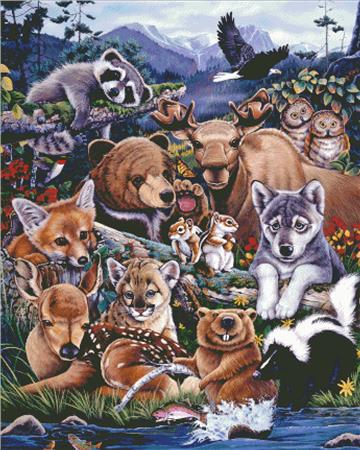 Forest Friends - Charting Creations