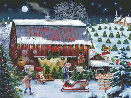 Christmas Tree Farm - Charting Creations