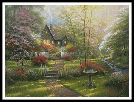 Dogwood Cottage - Artecy Cross Stitch