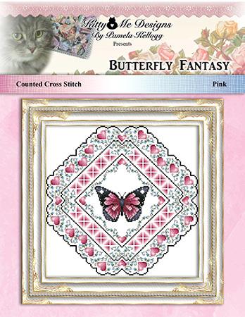 Butterfly Fantasy Pink - Kitty & Me Designs