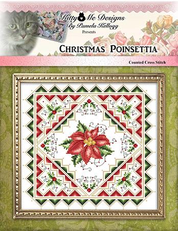 Christmas Poinsettia - Kitty & Me Designs