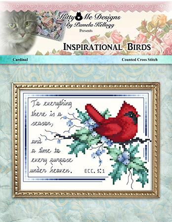 Inspirational Birds Cardinal - Kitty & Me Designs