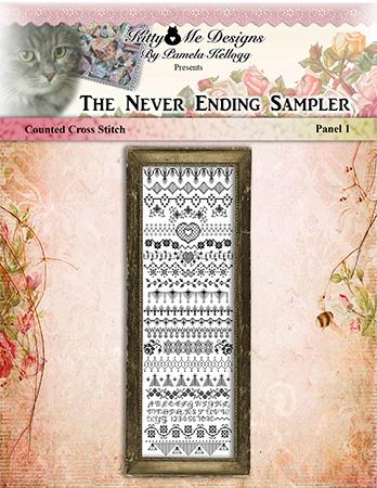 Never Ending Sampler Part 1 - Kitty & Me Designs