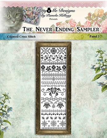 Never Ending Sampler Part 3 - Kitty & Me Designs
