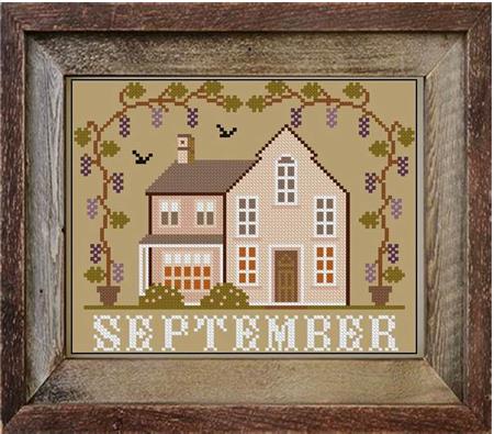 I'll Be Home Series, September Cottage - Twin Peak Primitives