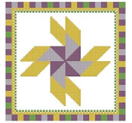 Barn Dance Quilt Block - Fox Trails Needlework