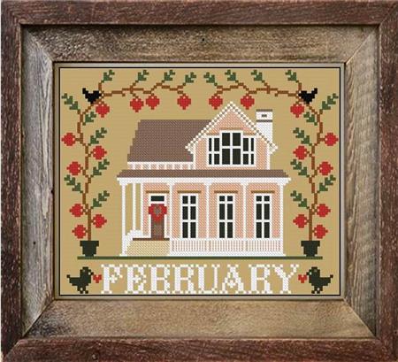 I'll Be Home Series, February Cottage - Twin Peak Primitives