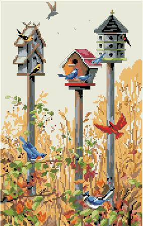 Birdhouse Trio - Kooler Design Studio