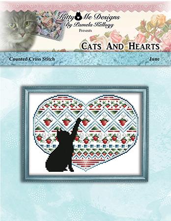 Cats And Hearts June - Kitty & Me Designs