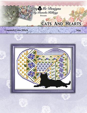 Cats And Hearts May - Kitty & Me Designs