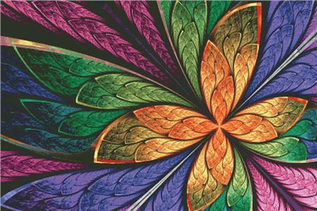 Floral Fractal - Charting Creations