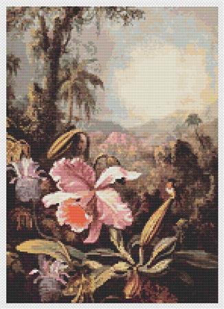 Orchids And Passion Flowers - Art of Stitch, The