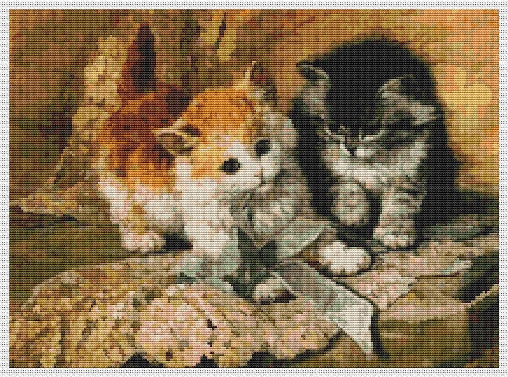 Kittens And Bows - Art of Stitch, The