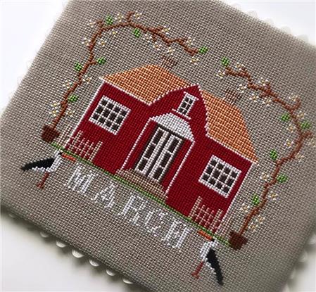 I'll Be Home Series,  March Cottage - Twin Peak Primitives