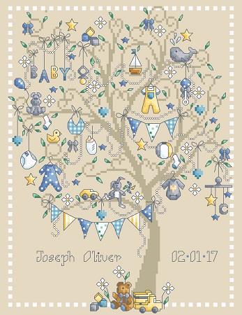 Baby Boy Tree - Shannon Christine Designs