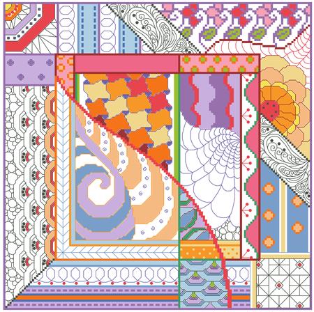 Dazzling Doodles Squares - Kooler Design Studio