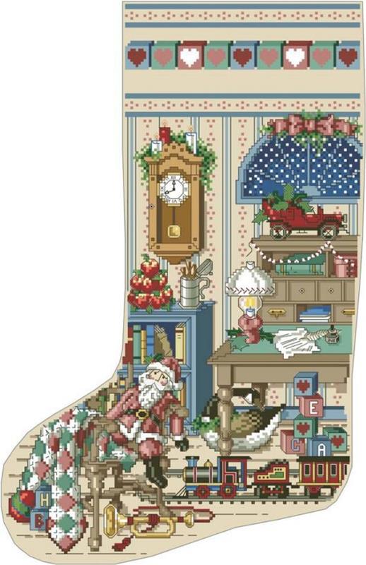 Holiday Study Heirloom Christmas Stocking - Kooler Design Studio