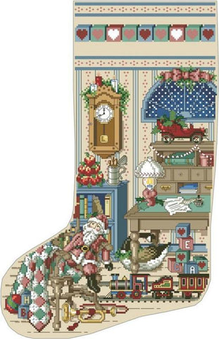 Holiday Study Heirloom Christmas Stocking - Kooler Design Studio