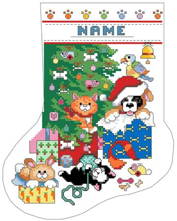 Pet Christmas Stocking - Kooler Design Studio
