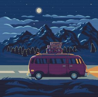 Van Life - X Squared Cross Stitch
