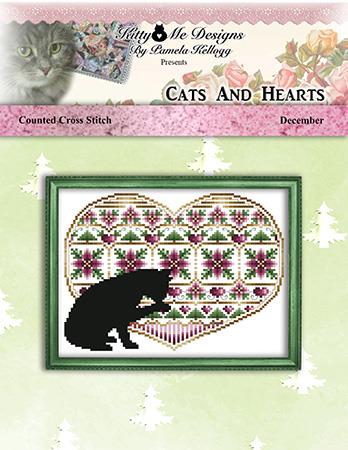 Cats And Hearts December - Kitty & Me Designs