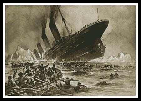 Titanic Sinking - Artecy Cross Stitch