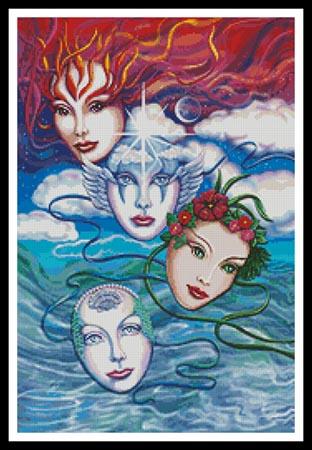 Elemental Masks - Artecy Cross Stitch