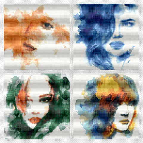 Four Squares Featuring The Elements - Art of Stitch, The