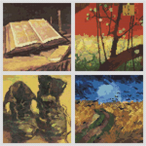 Four Squares Featuring Vincent Van Gogh - Art of Stitch, The