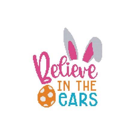 Believe In The Ears - Cross Stitch Wonders