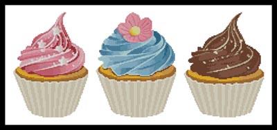 Cupcakes - Artecy Cross Stitch