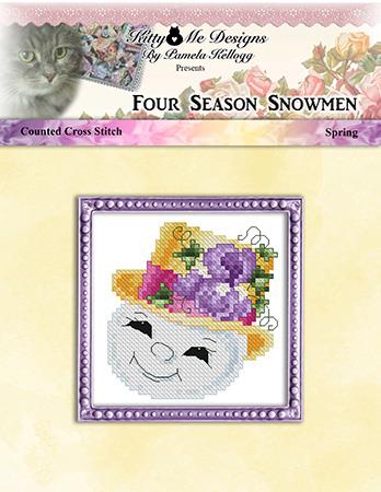 Four Season Snowmen: Spring - Kitty & Me Designs